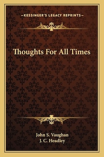 Front cover_Thoughts For All Times