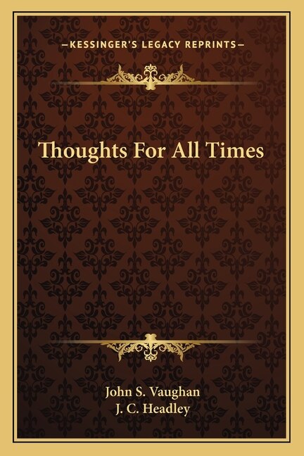 Front cover_Thoughts For All Times