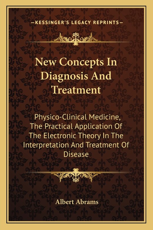 Front cover_New Concepts In Diagnosis And Treatment