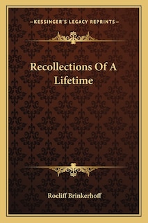 Couverture_Recollections Of A Lifetime