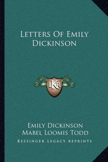 Front cover_Letters of Emily Dickinson