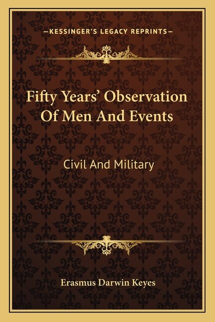 Couverture_Fifty Years' Observation Of Men And Events