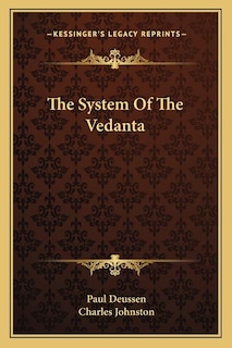 Front cover_The System Of The Vedanta