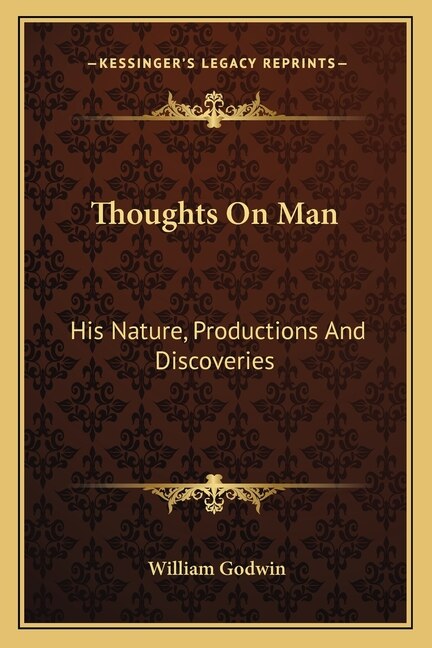 Front cover_Thoughts On Man
