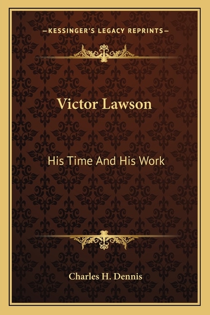 Front cover_Victor Lawson