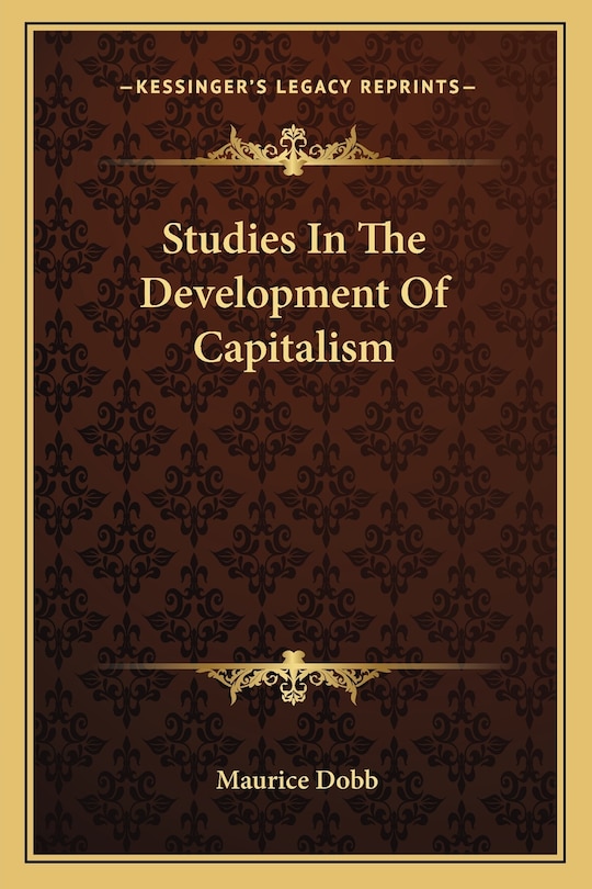 Couverture_Studies In The Development Of Capitalism