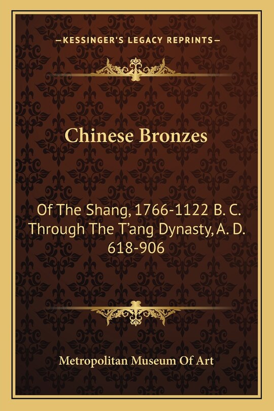 Front cover_Chinese Bronzes
