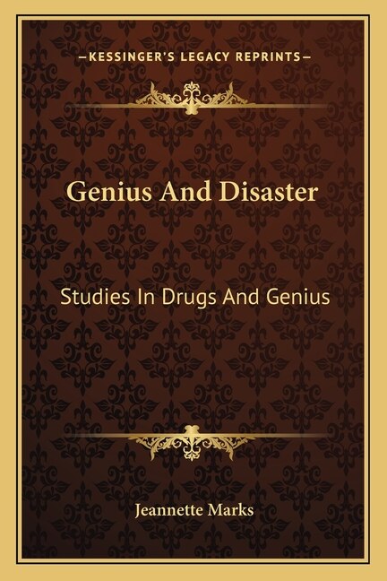 Couverture_Genius and Disaster