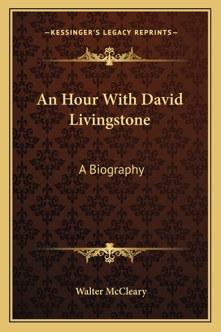 Front cover_An Hour With David Livingstone