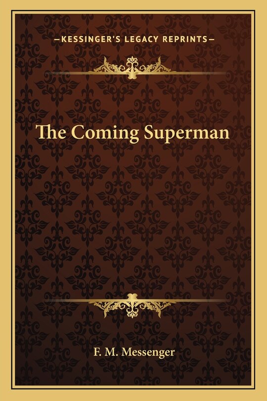 Front cover_The Coming Superman