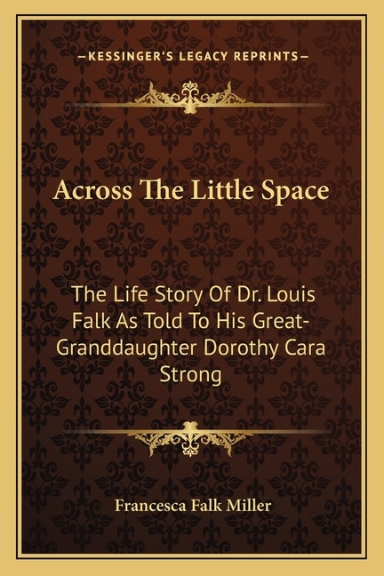 Front cover_Across The Little Space