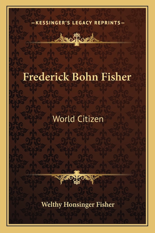 Couverture_Frederick Bohn Fisher