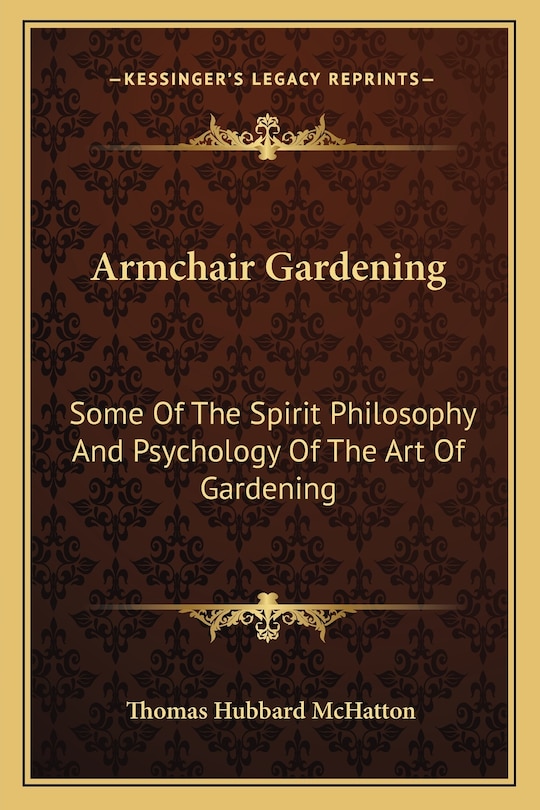 Front cover_Armchair Gardening