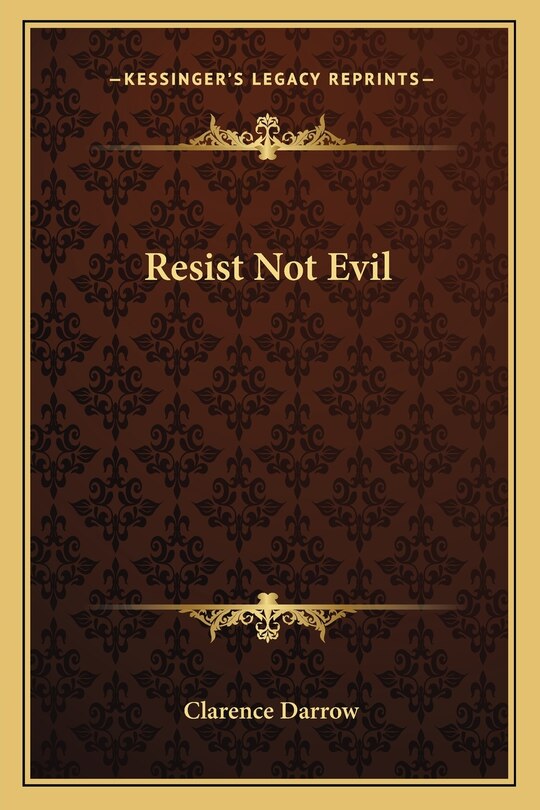 Couverture_Resist Not Evil