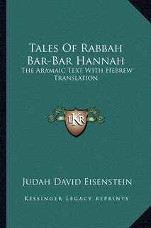 Front cover_Tales Of Rabbah Bar-Bar Hannah