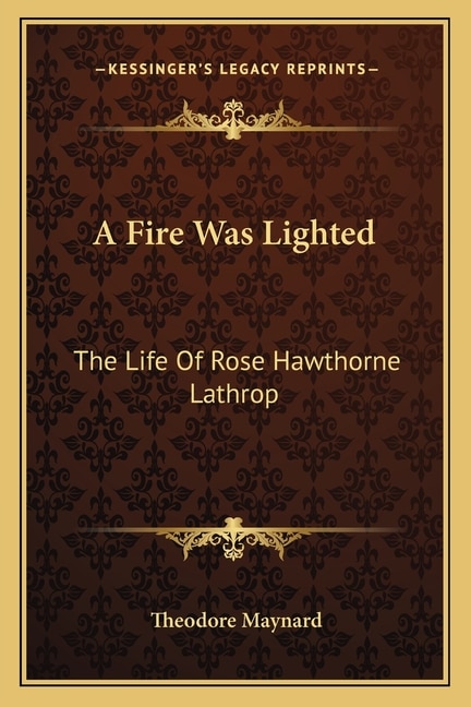Front cover_A Fire Was Lighted