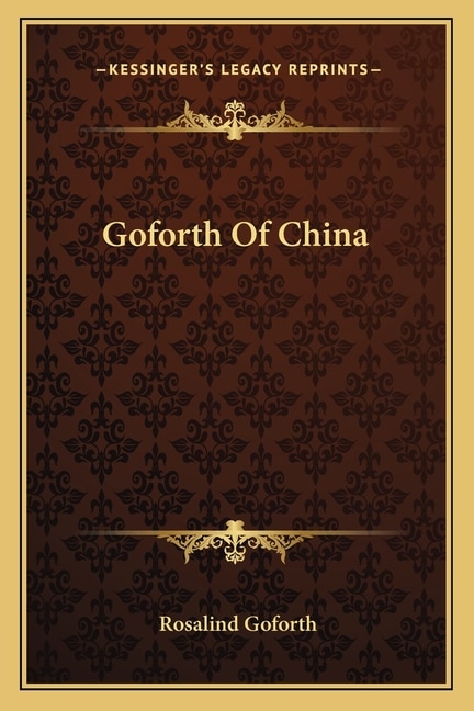 Front cover_Goforth Of China
