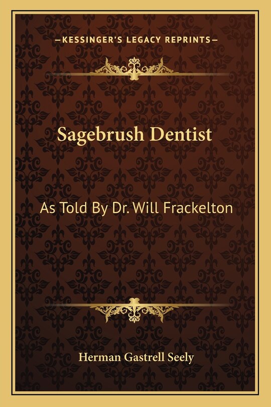 Front cover_Sagebrush Dentist