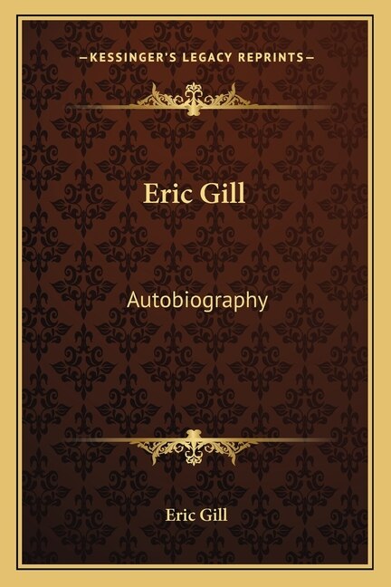 Front cover_Eric Gill
