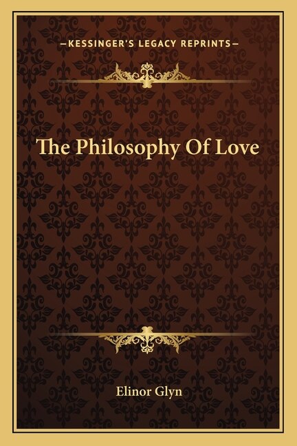 Couverture_The Philosophy of Love