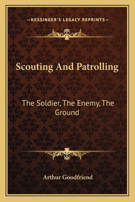 Front cover_Scouting And Patrolling