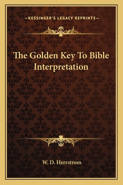 Couverture_The Golden Key To Bible Interpretation