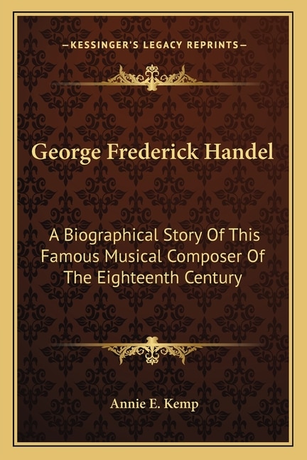 Front cover_George Frederick Handel