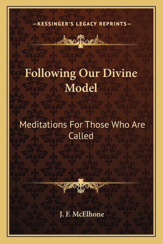 Front cover_Following Our Divine Model