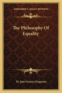 Front cover_The Philosophy of Equality