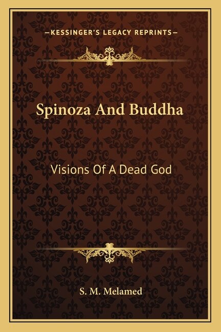 Front cover_Spinoza And Buddha