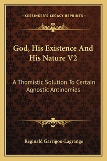 Front cover_God, His Existence and His Nature V2