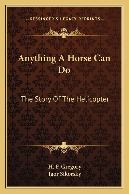Front cover_Anything A Horse Can Do