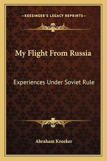 Couverture_My Flight from Russia