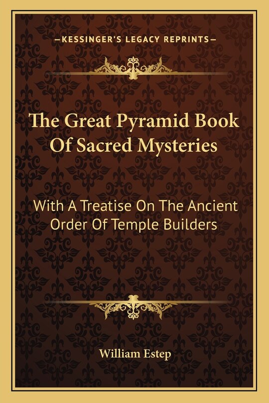 Front cover_The Great Pyramid Book Of Sacred Mysteries