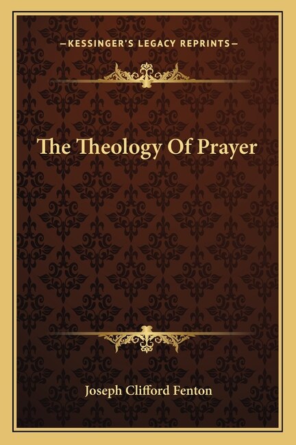 Front cover_The Theology of Prayer