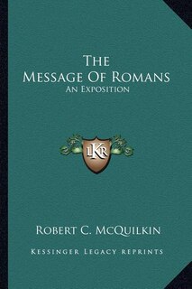 Front cover_The Message Of Romans