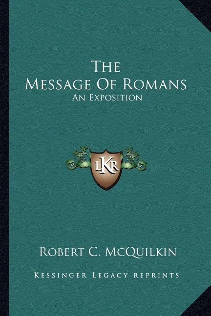 Front cover_The Message Of Romans