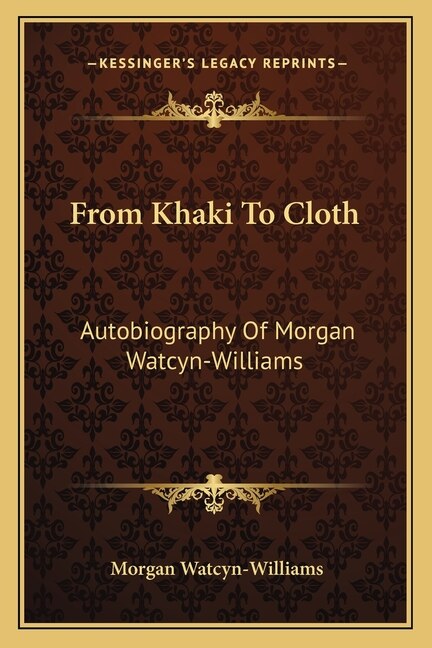Front cover_From Khaki To Cloth