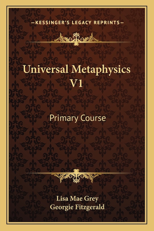 Front cover_Universal Metaphysics V1