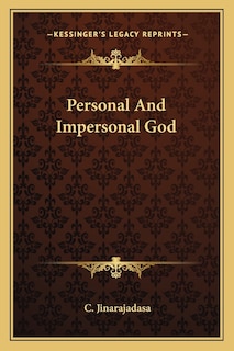 Front cover_Personal And Impersonal God