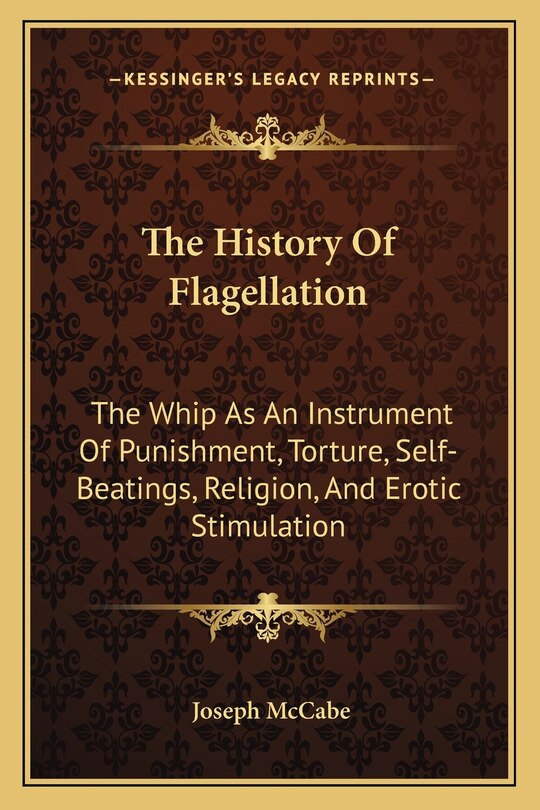 Front cover_The History Of Flagellation