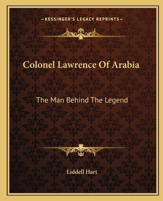 Front cover_Colonel Lawrence Of Arabia