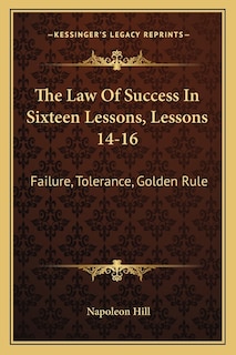 Front cover_The Law Of Success In Sixteen Lessons, Lessons 14-16