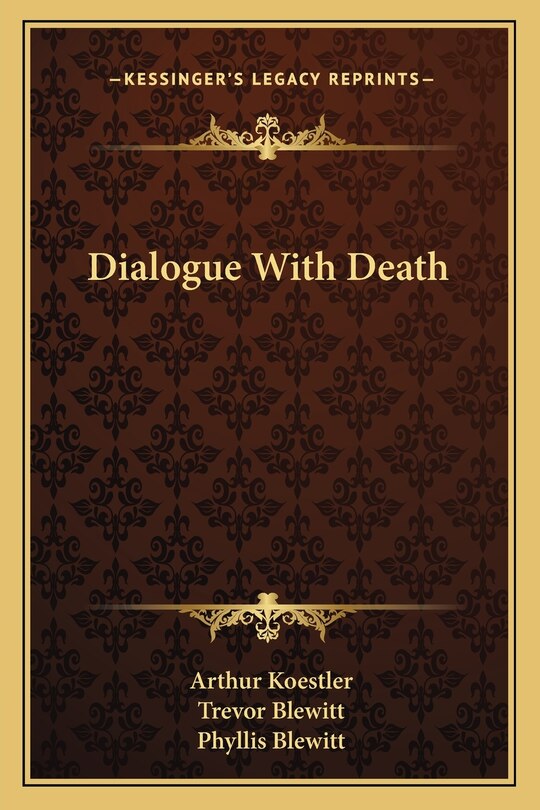 Front cover_Dialogue with Death