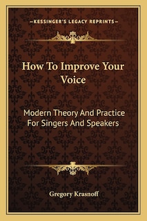 Couverture_How To Improve Your Voice