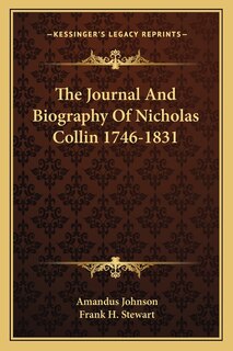 Front cover_The Journal And Biography Of Nicholas Collin 1746-1831
