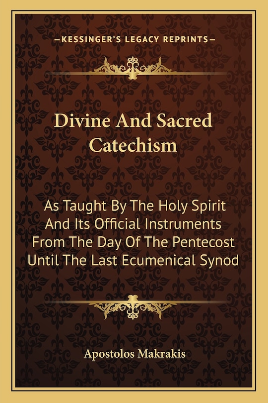 Couverture_Divine and Sacred Catechism