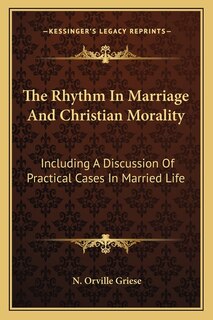Front cover_The Rhythm In Marriage And Christian Morality