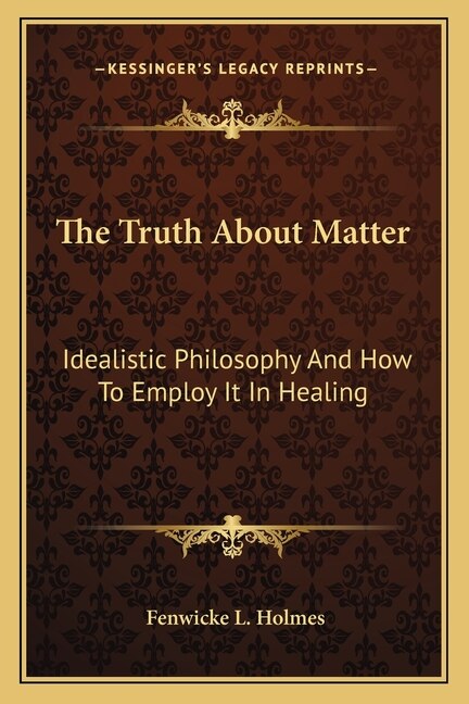 Front cover_The Truth About Matter
