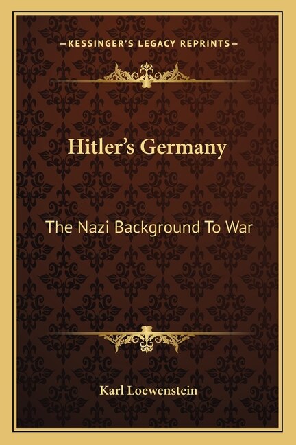 Couverture_Hitler's Germany
